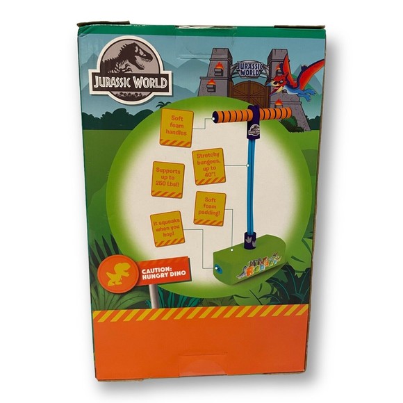 Jurassic World Pogo Hopper For Kids, Squeaks When You Hop, Indoor/Outdoor NEW! - Picture 2 of 6
